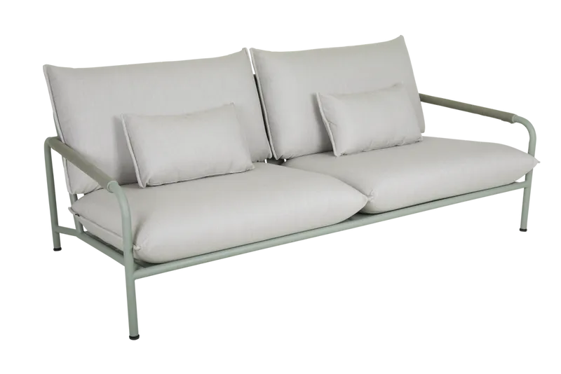 Brafab Lerberget 2,5-sits soffa grön / ash