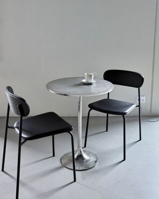 House Doctor Pova Stol Svart - Set om 2