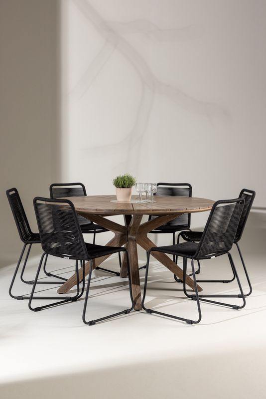 Venture Home Rosario Rund Matgrupp