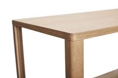 Hübsch Museum vitrinskåp natur klar 80x35xH140 cm