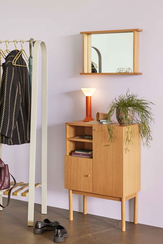 Hübsch Flash Portable Lamp Metallisk Orange, LED, 3W