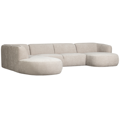 WOOOD Polly U-formad Soffa Vänster Sand