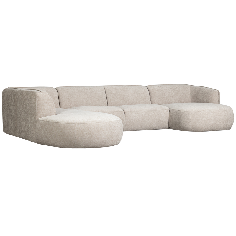 WOOOD Polly U-formad Soffa Vänster Sand