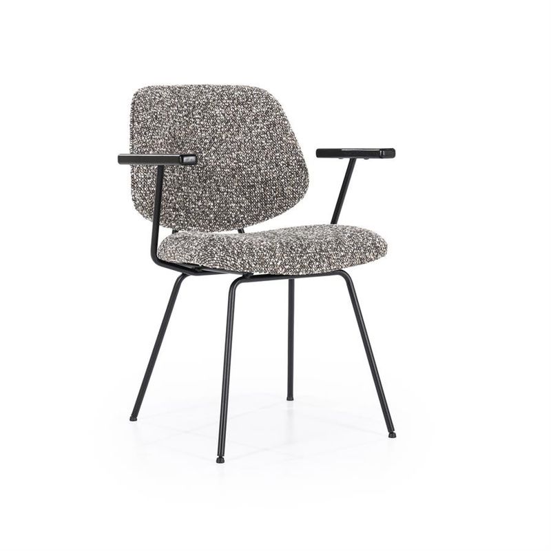 Eleonora Stol Jon med Armstöd - Taupe Maywood Mullvad