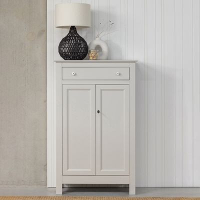 WOOOD Eva Skåp i Mistgrå Färg [FSC-certifierad]