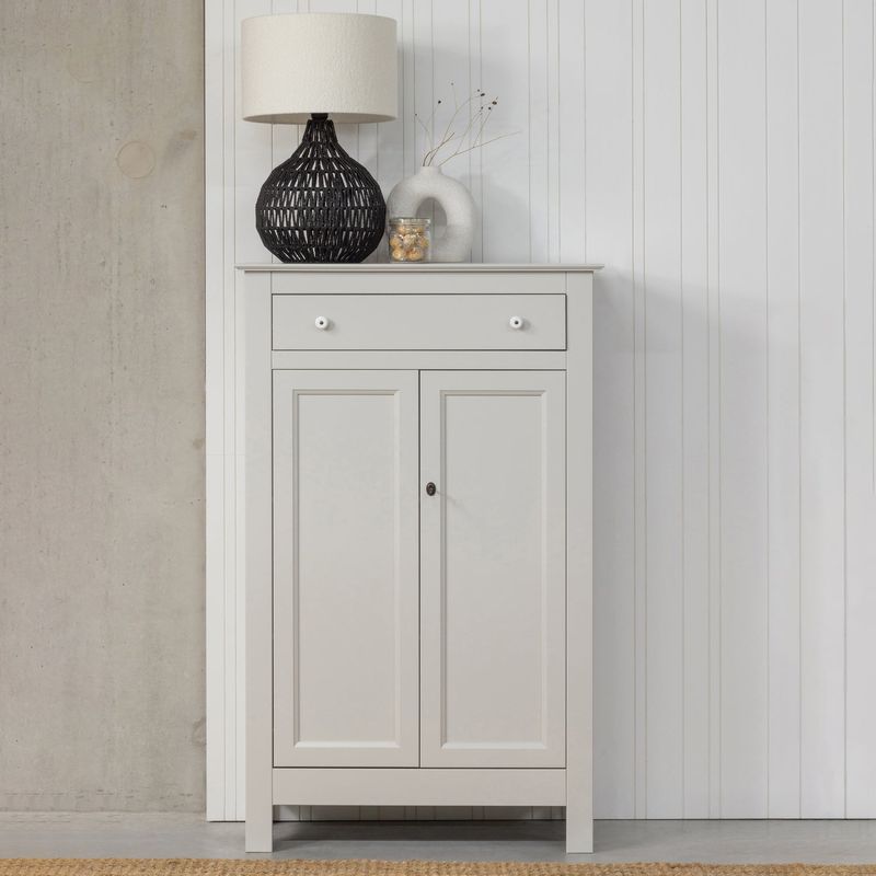 WOOOD Eva Skåp i Mistgrå Färg [FSC-certifierad]