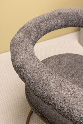 Venture Home Morning Matstol 2-pack i Grå Boucle