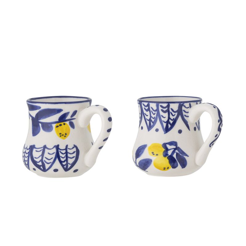 Creative Collection Maxima Espresso Kopp, Blå, Stengods - 6-pack
