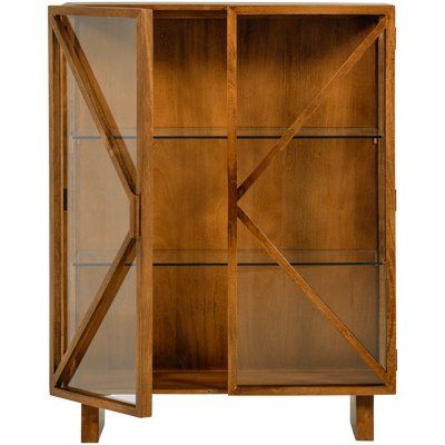 WOOOD Kella Vitrinskåp i Mangoträ