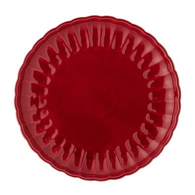 Bloomingville Latina Tallrik, Röd, Stengods - 6-pack