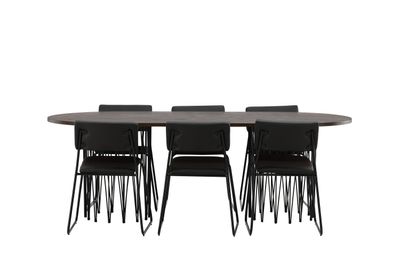 Venture Home Stone Oval Matgrupp