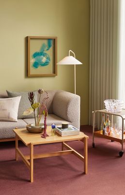 Hübsch Dash Soffbord Natur 80x80xh47cm