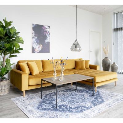 House Nordic Lido Loungesoffa Senapsgul Gul