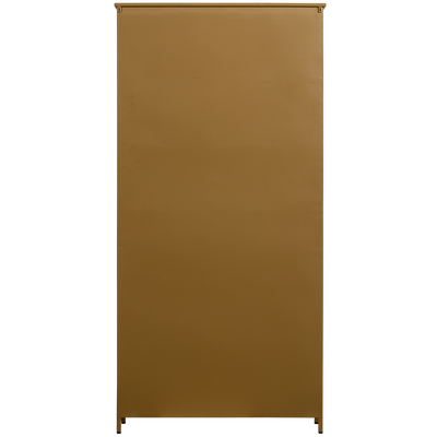 WOOOD Exhibit XL 2-dörrars vitrinskåp i metall - Honung