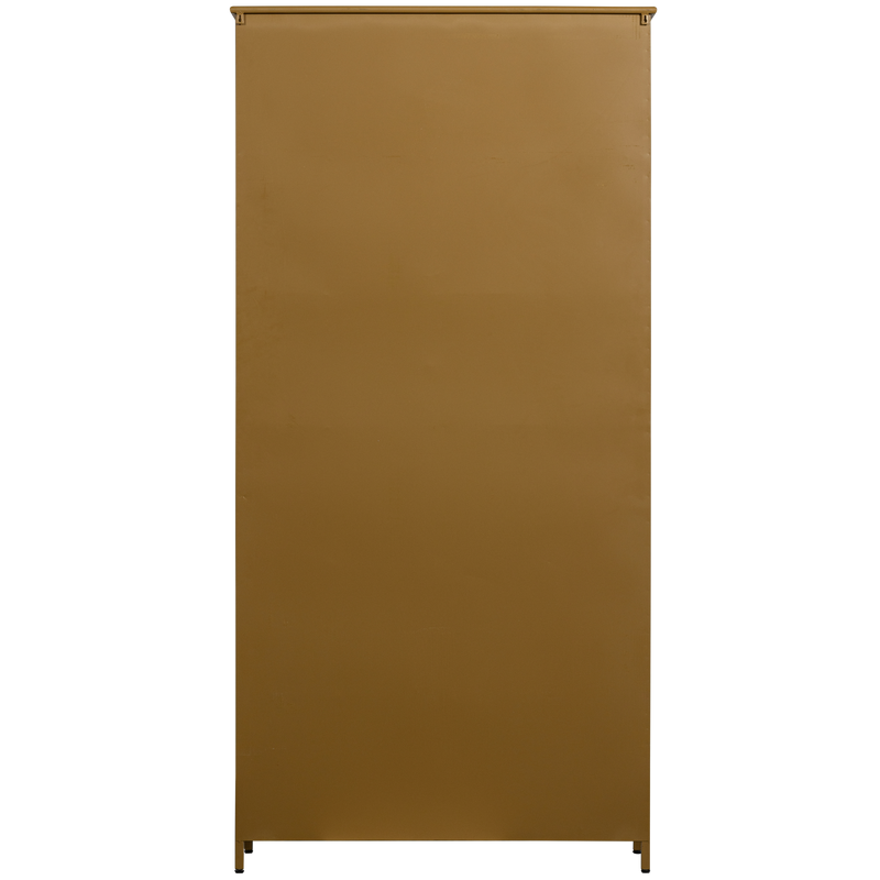 WOOOD Exhibit XL 2-dörrars vitrinskåp i metall - Honung