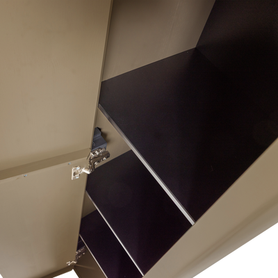 WOOOD Gunnar Smalt Högt Skåp i Furu, Färg: Mud