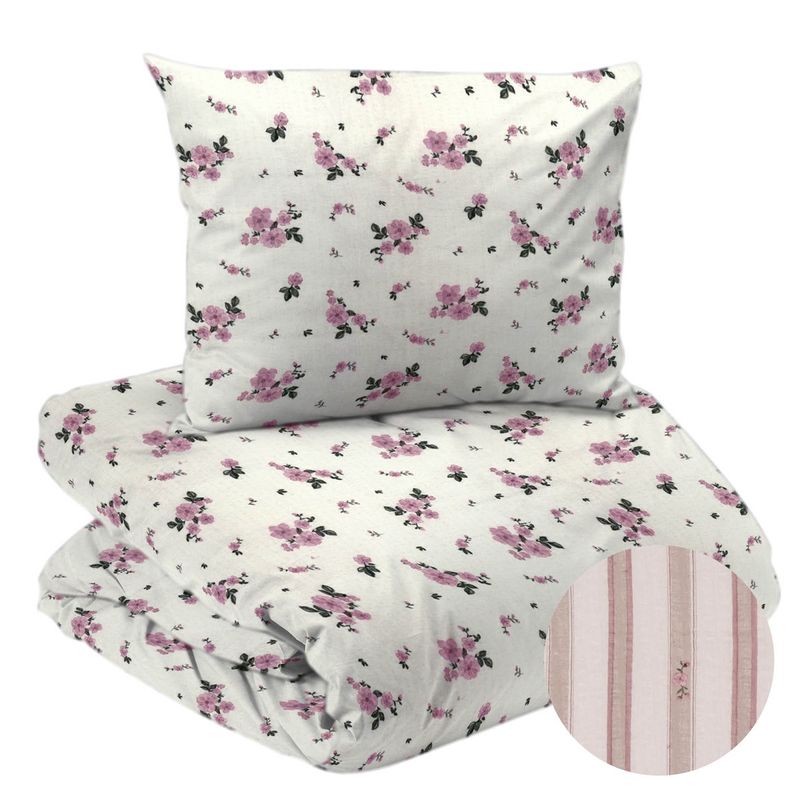 Redlunds Stina Bäddset Rosa 150x210 50x60 cm