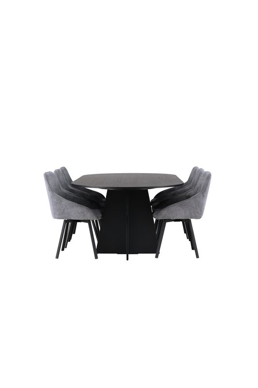 Venture Home Matgrupp Bootcut med Stolarna Rosie