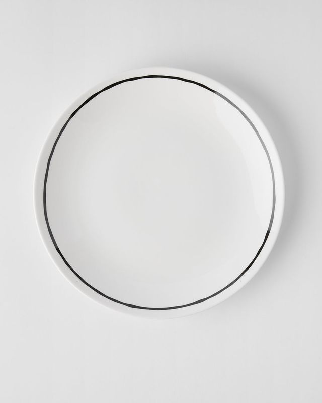 Gustavsberg SIXTEN SVART LINJE, Tallrik 24 cm