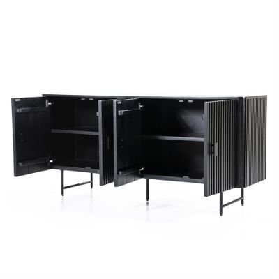 Eleonora Sideboard Remi 4drs - Svart Svart