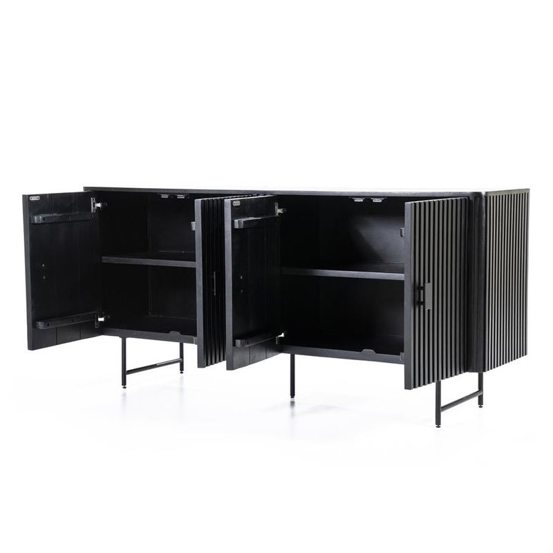 Eleonora Sideboard Remi 4drs - Svart Svart