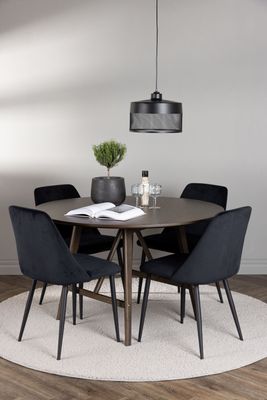 Venture Home Matgrupp Kaseindon med stolarna Night