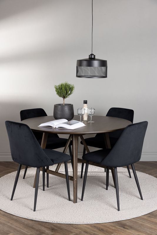 Venture Home Matgrupp Kaseindon med stolarna Night