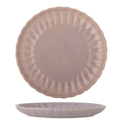 Bloomingville Latina Tallrik, Rose, Stengods - 6-pack