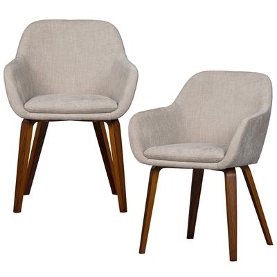 Vtwonen Base Matstol Sammet Melange Sand 2 st