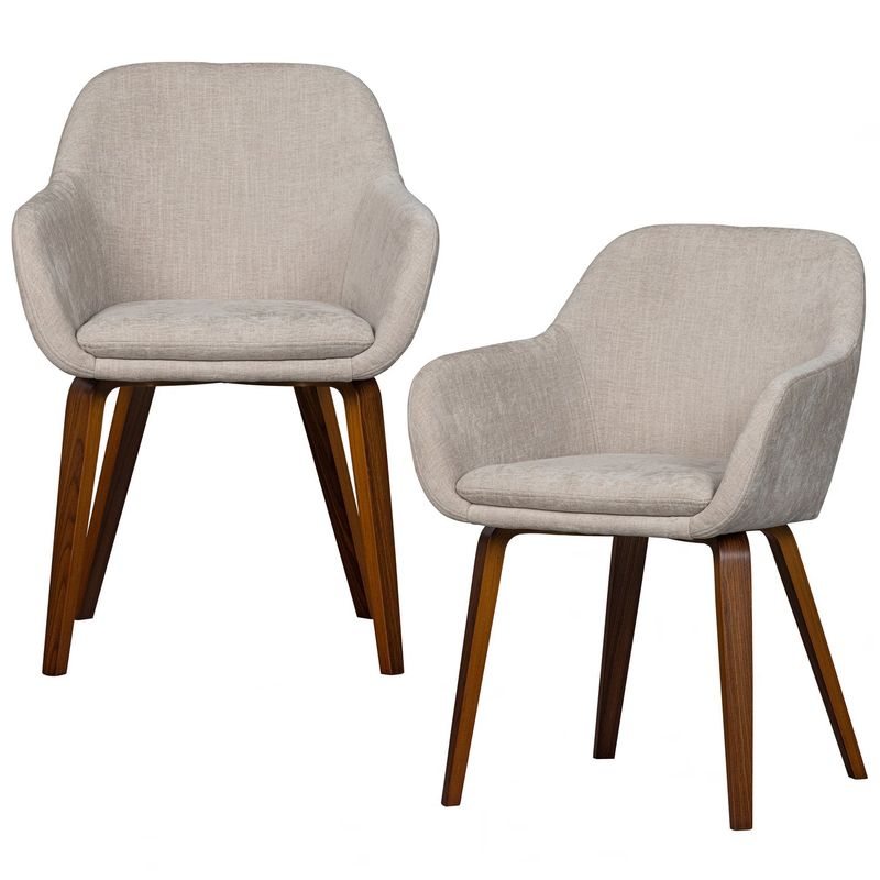 Vtwonen Base Matstol Sammet Melange Sand 2 st