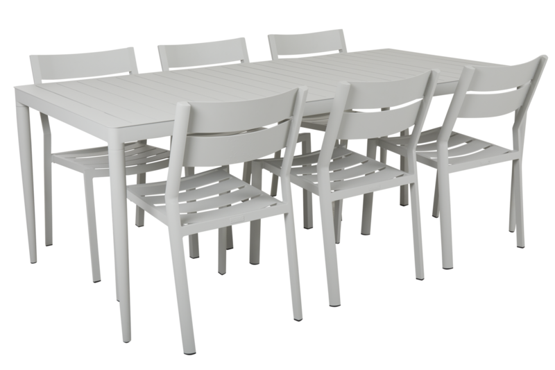 Brafab Bigby Matbord 195x90 cm Ljusgrå