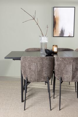 Venture Home Matgrupp Astrid med stolarna Modesto