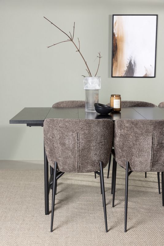 Venture Home Matgrupp Astrid med stolarna Modesto