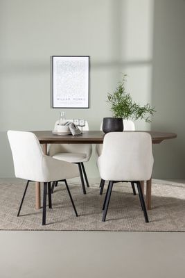 Venture Home Matgrupp Andy med Stolar Rosie