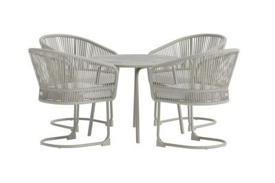 Venture Home Tilos Matgrupp Ljusgrå