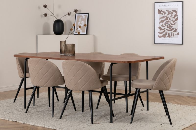 Venture Home Uno, Velvet Rektangulär Matgrupp