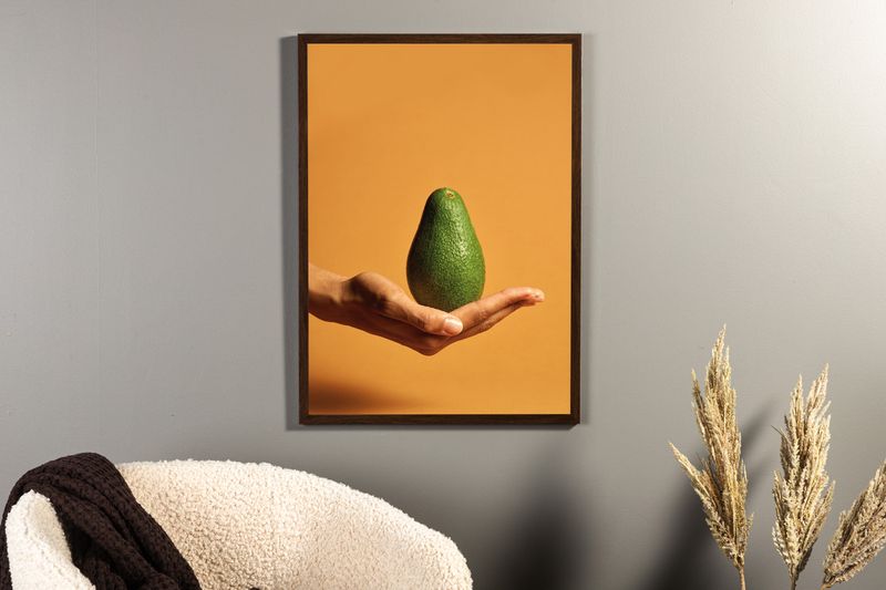 Venture Home Avocado Poster Orange