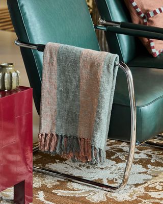 House Doctor Ponra Överkast Bränd röd Khaki