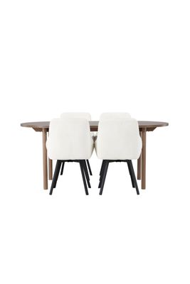 Venture Home Matgrupp Andy med Stolar Rosie