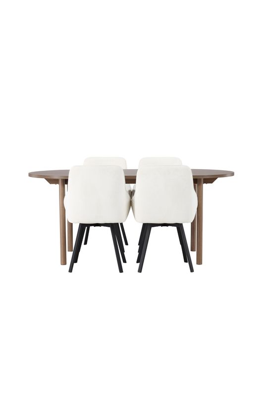 Venture Home Matgrupp Andy med Stolar Rosie