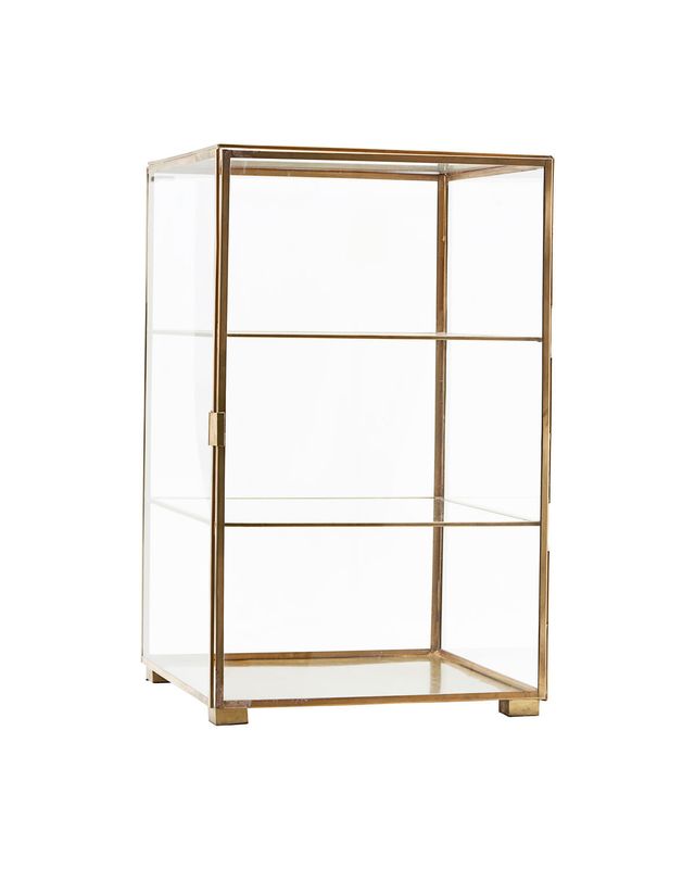 House Doctor Glass Skåp Mässing