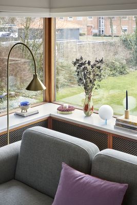 Hübsch Pipe Golvlampa Mässing 60xh168cm, E27