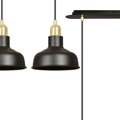 Emibig Lighting Taklampa IBOR 2 SVART