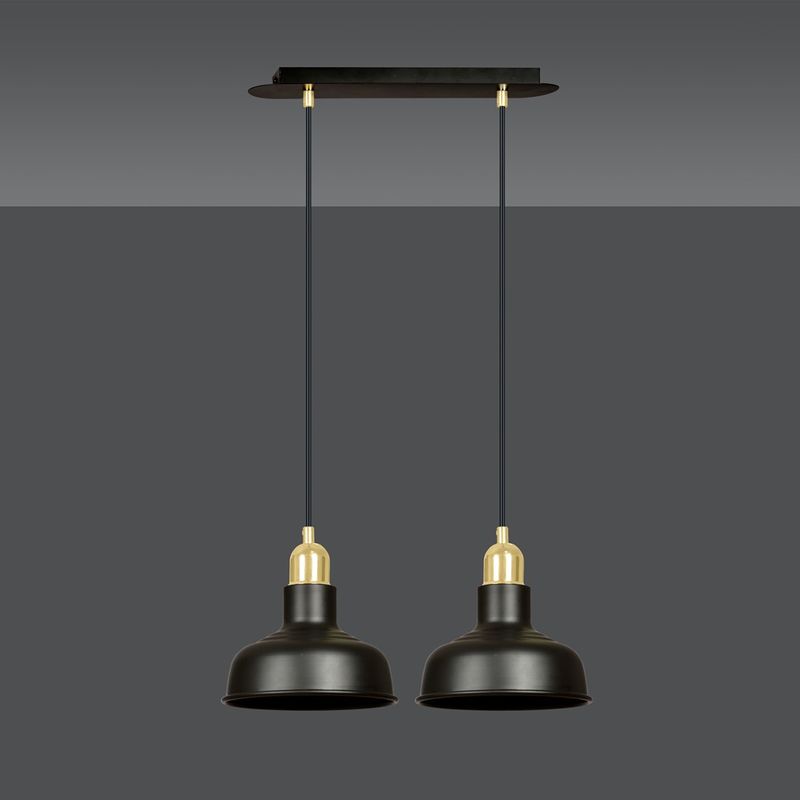 Emibig Lighting Taklampa IBOR 2 SVART