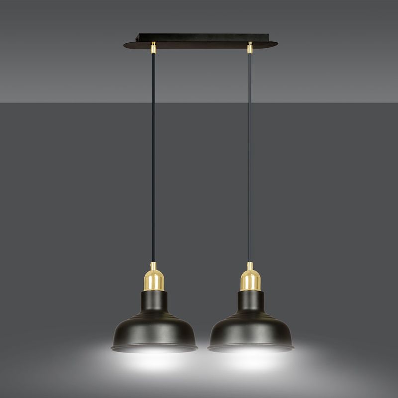 Emibig Lighting Taklampa IBOR 2 SVART
