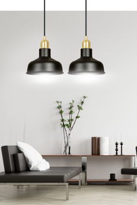 Emibig Lighting Taklampa IBOR 2 SVART
