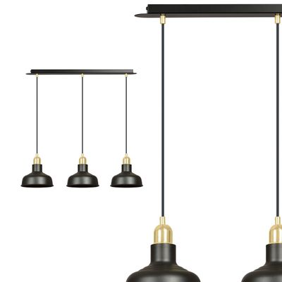 Emibig Lighting Taklampa IBOR 3 SVART