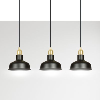 Emibig Lighting Taklampa IBOR 3 SVART