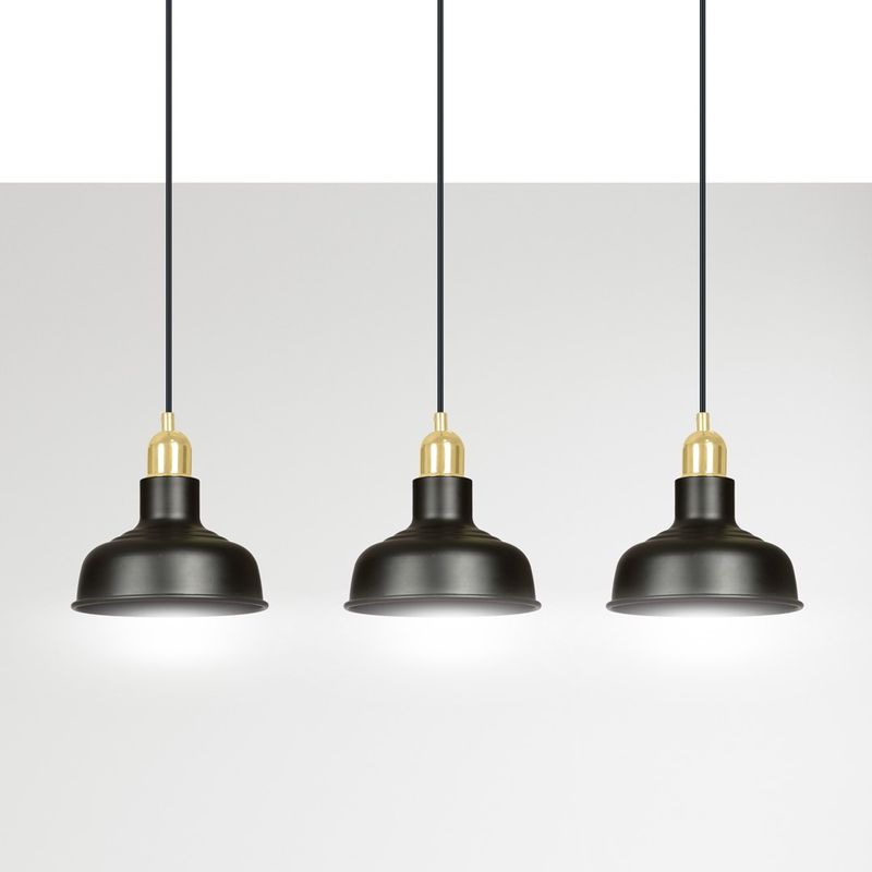Emibig Lighting Taklampa IBOR 3 SVART