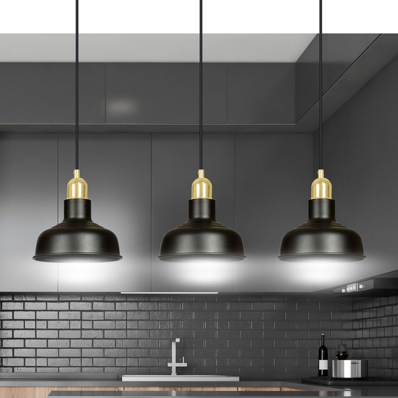 Emibig Lighting Taklampa IBOR 3 SVART